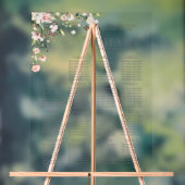 Pfirsichrosa Empfang Acrylschild (Neutral)