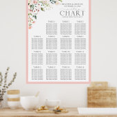 Pfirsichrosa Empfang Poster (Küche)