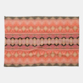 Pfirsichrosa und Koralle Geschirrtuch (Horizontal)