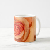 Pfirsichrose Kaffeetasse (VorderseiteRechts)