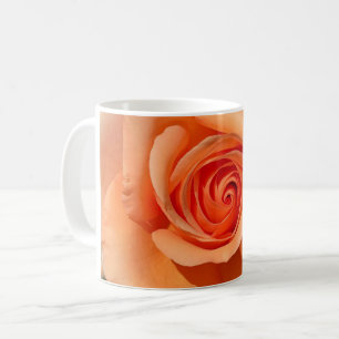 Pfirsichrose Kaffeetasse