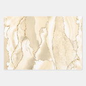 Pfirsichschattierungen in Packpapierblättern Geschenkpapier Set (Vorderseite)