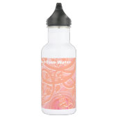 Pfirsichspirale, Filigree und Blume Trinkflasche (Rechts)