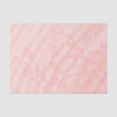 Pfirsichspiralen, Reben und Blume Seidenpapier (Vorderseite)