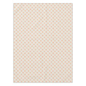 Pfirsichsterne auf dem Muster des Atomkerns des Cr Tischdecke (Vorderseite)