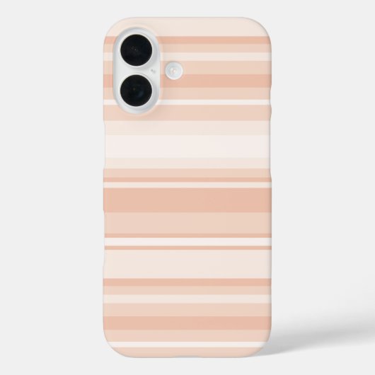 Pfirsichstreifen Case-Mate iPhone Hülle (Rückseite)