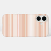 Pfirsichstreifen Case-Mate iPhone Hülle (Rückseite (Horizontal))