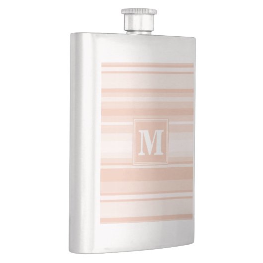 Pfirsichstreifen Flachmann (Rechts)