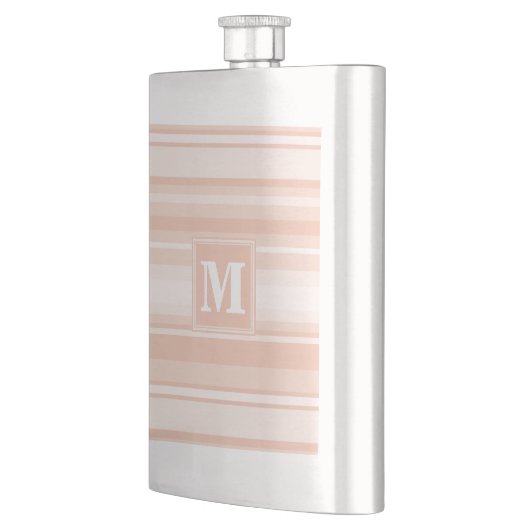 Pfirsichstreifen Flachmann (Links)