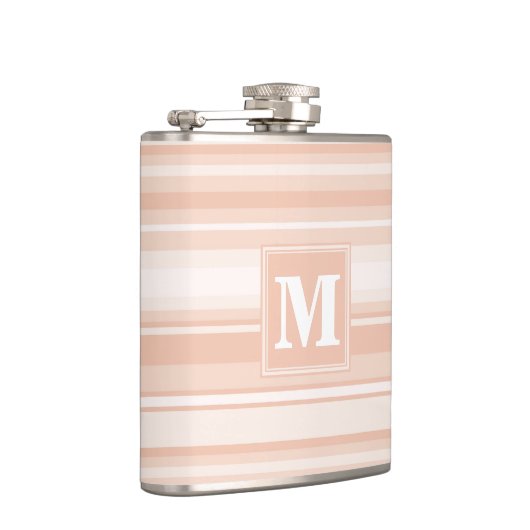 Pfirsichstreifen Flachmann (Rechts)