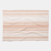 Pfirsichstreifen Geschirrtuch (Horizontal)