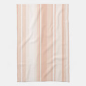 Pfirsichstreifen Geschirrtuch (Vertikal)