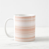 Pfirsichstreifen Kaffeetasse (Links)