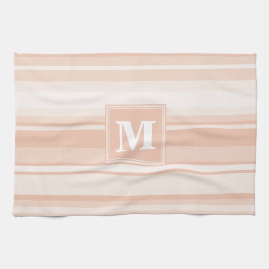 Pfirsichstreifen Küchentuch (Horizontal)