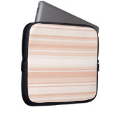 Pfirsichstreifen Laptopschutzhülle (Vorne Rechts)