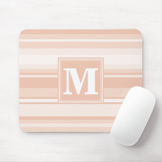 Pfirsichstreifen Mousepad (Mit Mouse)