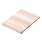 Pfirsichstreifen Notizblock (Rotiert)