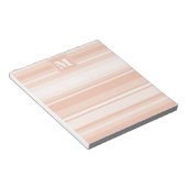 Pfirsichstreifen Notizblock (angewinkelt)