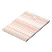 Pfirsichstreifen Notizblock (Rotiert)