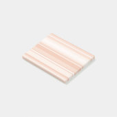 Pfirsichstreifen Post-it Klebezettel (angewinkelt)