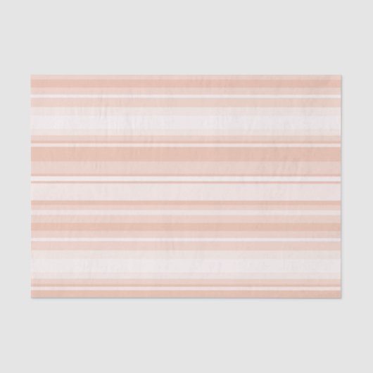 Pfirsichstreifen Seidenpapier (Vorderseite)