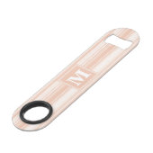 Pfirsichstreifen Speedflaschenöffner (Vorderseite Schrägansicht)