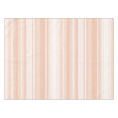 Pfirsichstreifen Tischdecke (Vorderseite (Horizontal))
