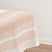 Pfirsichstreifen Tischdecke (Beispiel)