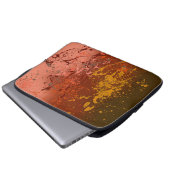Pfirsichsturm Laptopschutzhülle (Vorne Knopf)