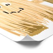 Pfirsichtier gerettet poster (Ecke)