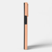 Pfirsichweich Solid Case-Mate iPhone Hülle (Rückseite / Rechts)