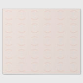 Pfirsichweine und -streifen geschenkpapier (Flach)