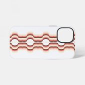Pfirsichwellen-Symmetrie iPhone Hülle (Rückseite (Horizontal))