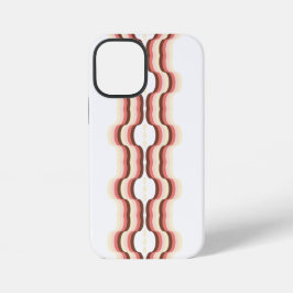 Pfirsichwellen-Symmetrie iPhone 12 Mini Hülle