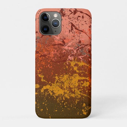 Pfirsichwirbel Case-Mate iPhone Hülle (Rückseite)
