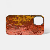 Pfirsichwirbel iPhone Hülle (Rückseite (Horizontal))