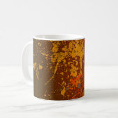 Pfirsichwirbel Kaffeetasse (Vorderseite Links)