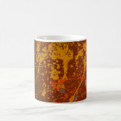 Pfirsichwirbel Kaffeetasse (Mittel)