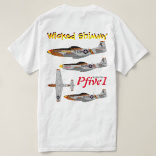 Pfive1 P-51 "böses Flattern" ANG T-Shirt