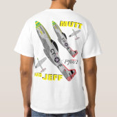 Pfive1 P-51 "Köter und Jeff" 3. kundschaftende T-Shirt (Rückseite)