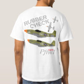 Pfive1 P-51 Mustang "GummiKaro " T-Shirt (Rückseite)