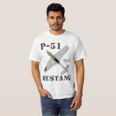 Pfive1 P-51 Mustang T-Shirt (Vorne ganz)