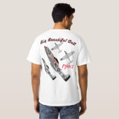 Pfive1 P-51D "große schöne Puppe " T-Shirt (Schwarz voll)
