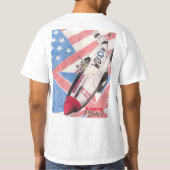 Pfive1 Spitfire P-51 Gewinner T-Shirt (Rückseite)