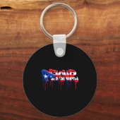 Pfknr Puerto Rico Flag Graffiti Coquí Heritage Schlüsselanhänger (Vorderseite)