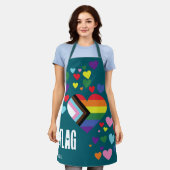PFLAG All-Over Print Schürze für dunklen Hintergru (Getragen)