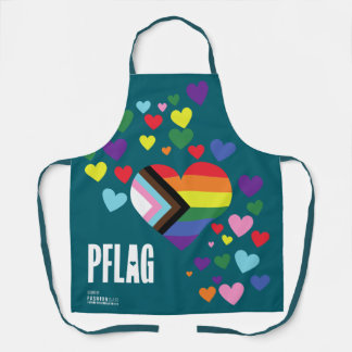 PFLAG All-Over Print Schürze für dunklen Hintergru