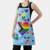 PFLAG All-Over Print Schürze für hellen Hintergrun (InSitu)