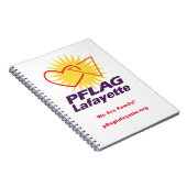PFLAG Lafayette gezeichnetes Notizbuch (8,5" x Notizblock (Rechte Seite)