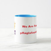 PFLAG Lafayette zwei Ton-Tasse Tasse (Zentrum)
